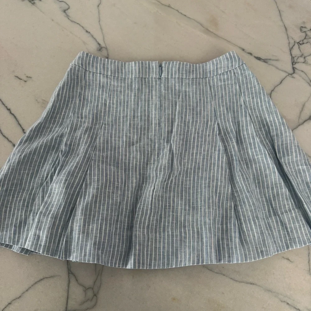 Reformation Mini Linen Skirt Size 0 B2105